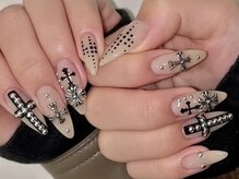 グランスネイル(glance nail)/長さだし持ち込みネイル