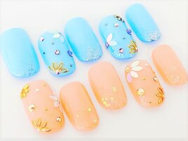 ワンカラー＋スタッズ