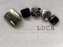 ネイルアトリエルカ(nail atelier LUCA)/L-51 ミラーフットネイル