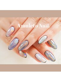 マグネット×ユニコーンネイル