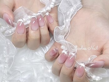 フローレスネイル 新宿西口店(FlawlessNail)/【チーク×マグフレンチ】8500円