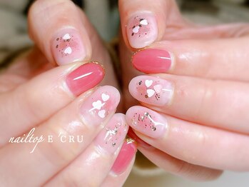ネイルトップエクル(nail top E CRU)/ハートチーク