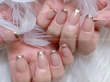 ダイアモンドネイルスタジオ 新宿店(Diamond Nail Studio)/ミラーフレンチ