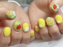 ジョアネイル(JOA Nail)/定額/星/イエロー/ハート/夏