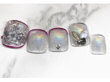 クリスタルネイル パークプレイス店/ユニコーン×スキニーフレンチ