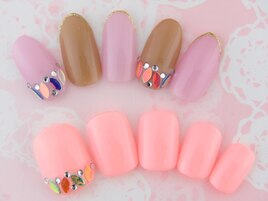 ハンド＆フットお揃いネイル