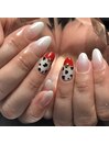 ダルメシアン×ホワイトグラデ
