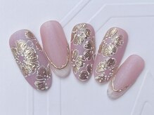 ネイリックス アヴェニール(NAILX avenir)/ゴールドミラーフラワー☆