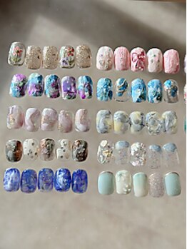 ネイルズキュー(NAILS CUE)/トレンドニュアンスフルデザイン