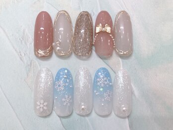 ティーエヌ 本厚木店/冬ネイル☆6000円【6600円税込】