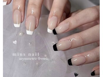 ミンズネイル(minsnail)/バイカラーフレンチネイル