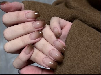 ピンキーネイル(Pinky Nail)/秋ネイル