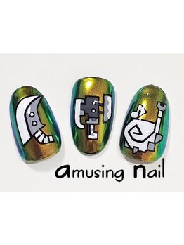 手描きアートが得意なサロン