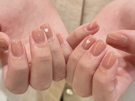 ハートホロネイル