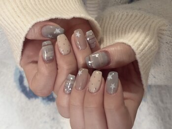 ニコルネイル(nicole nail)の写真/ニュアンス/ガーリー/個性派ネイルetc..トレンドネイルをイチ早く個性光るstaffがより可愛く。渋谷/表参道