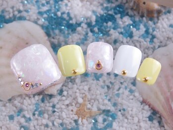 ラテネイル(Latte Nail)/フットジェルアートフルコース