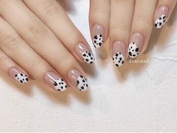 ディアネイル(dear.nail)/ダルメシアンネイル★