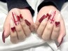 ≪スカルプネイル≫シンプル持ち込み150分やり放題　¥16,980