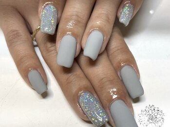 シンプルマットネイル