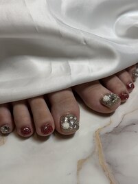 キラキラ埋めつくしネイル♪