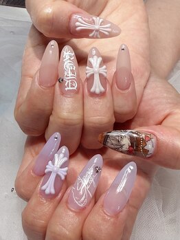 シェリ ネイル(Cherie Nail)の写真/痛ネイルは当店へ！手描きアートが得意なサロンで推しネイルを楽しみませんか☆