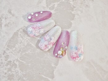 ラルネイル 大宮(Lull. nail)/*キラキラ*フラワー*
