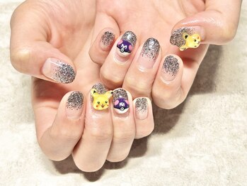 アミィ(AMIe)/キャラクターラメグラデーション