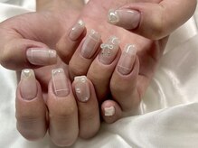 シピ ネイル(Chipi Nail)/チェックリボンネイル