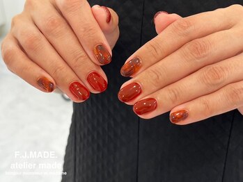 アトリエ メイド(atelier made)/ワンカラー+4本アート¥5,310