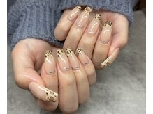 ケーエヌ(KN)/レオパードフレンチネイル