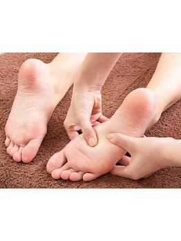 足つぼを刺激したい