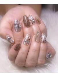 チェックネイル