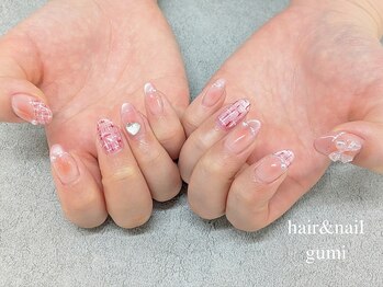 チーク×ツイード