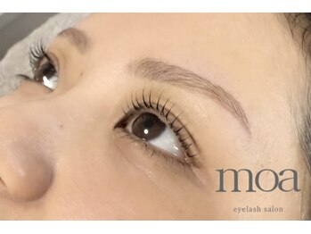 モア(moa)の写真/自まつげ派に人気♪【似合わせまつげパーマ￥5500】すっぴんでもナチュラルに魅せるお目元へ＊