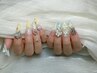 【スーパーロング3cm~】持ち込みデザイン 長さだし10本16000