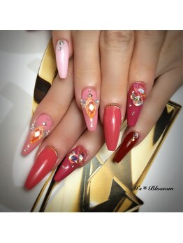 ネイルサロンアンドスクールエムズブロッサム(Nailsalon & school M's Blossom)/スカルプアート込コース