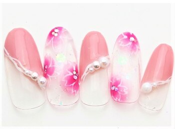 ネイルサロン ブランアンジュ(Blanc Ange)/ふんわりさくら