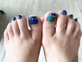 冬のフレンチネイル