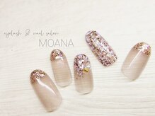 モアナ なんば店(MOANA)/きらきら☆ツイードnail