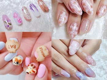 リジョイシング(Rejoicing)の写真/持ち込みデザインOK★繊細な手描きアート・美フォルムネイルもお任せ♪爪・デザインのご相談もお気軽に♪