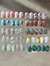 ネイルズキュー(NAILS CUE)/トレンドニュアンスフルデザイン