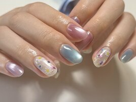 定額＊フラワーネイル