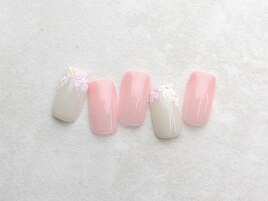 立体感＊フラワーネイル