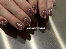 ネイルドットスタジオ 堺筋本町(NAIL DOT STUDIO)/ピンクミラー