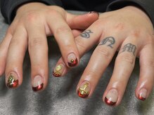 オムネイル 渋谷(HOMME NAIL)/持ち込みネイル ¥9.000