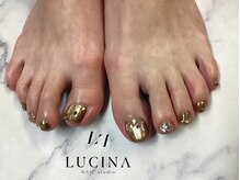 ネイルスタジオ ルキナ(LUCINA)/H-693うるうるハートホロネイル