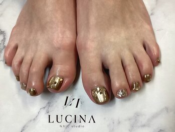 H-693うるうるハートホロネイル