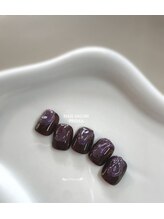 NAIL SALON -PREMA-/パープルニュアンスデザイン