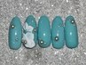 【'Hand' 】長さだしスカルプチュア定額デザインA　季節トレンドネイル15種