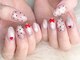アゲル ネイルアンドアイラッシュ(ageru &nbsp;Nail&EyeLush】)の写真/【カラー500色から選べる定額デザイン☆】シンプル～ニュアンス・華やかまで豊富にご用意♪パラジェル◎